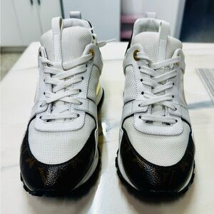 Louis Vuitton Run Away Monogram Sneakers Size 37
